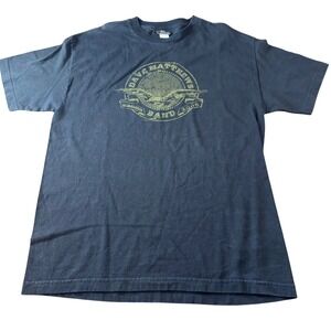 Vintage Dave Matthews Band Summer Tour 2005 T Shirt Mens Large Black Concert Tee